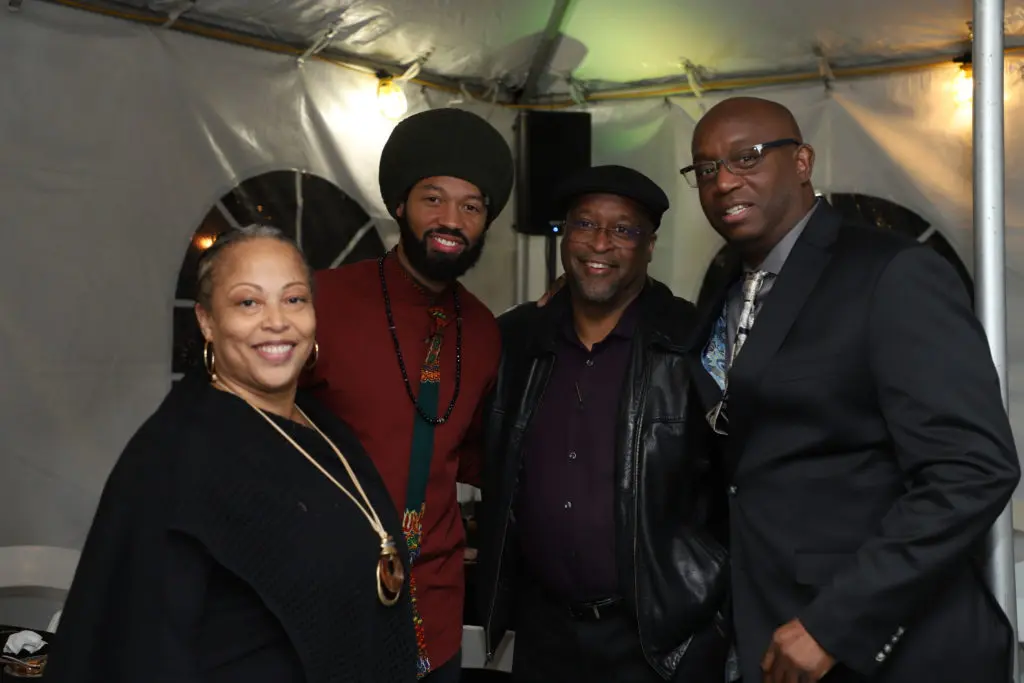 Yvette Williams, Sam Thousand, Byron Williams, Craig McGowan at The Houston Museum of African American Culture Champagne & Ribs (Photo by Patryce Coleman Jackson)