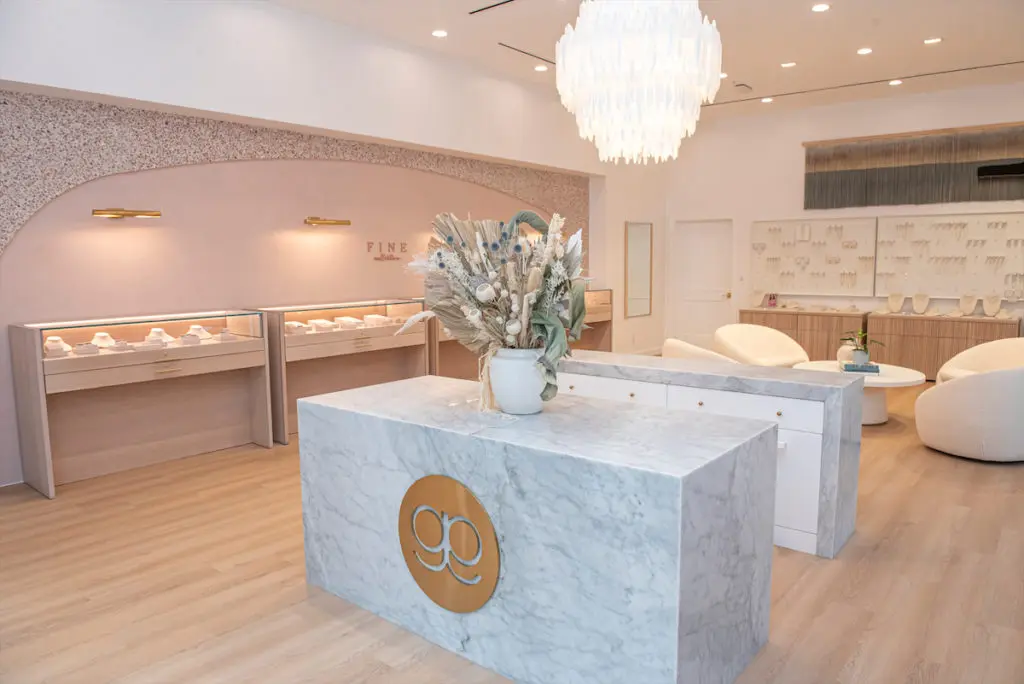 Gorjana's first store in Dallas' West Village. (photo by Tamytha Cameron) 