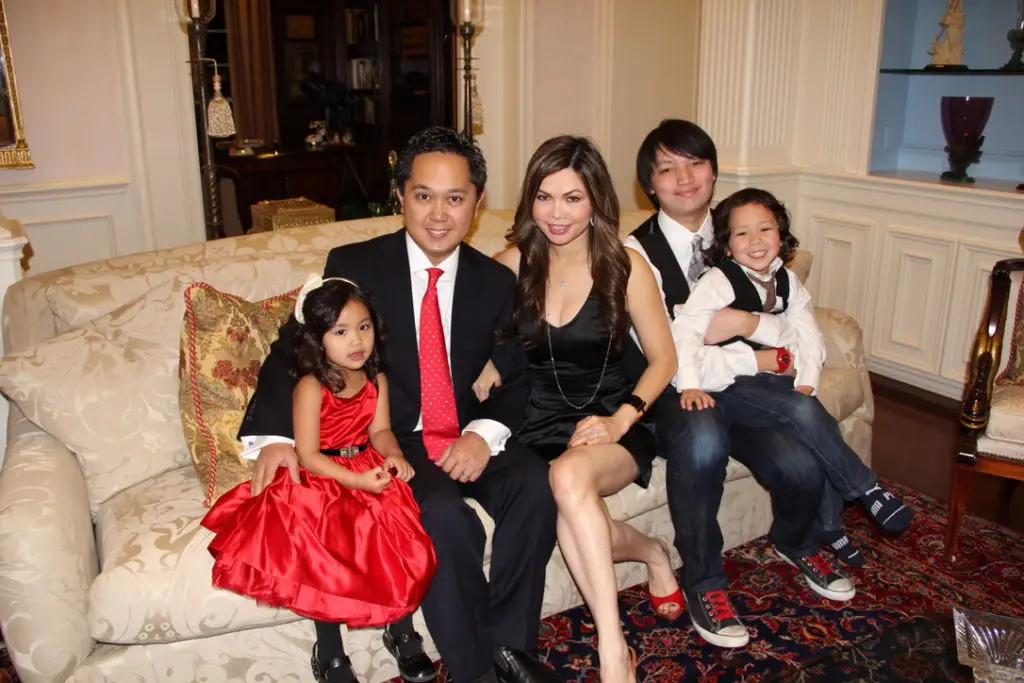 The couple are proud parents to three children.
