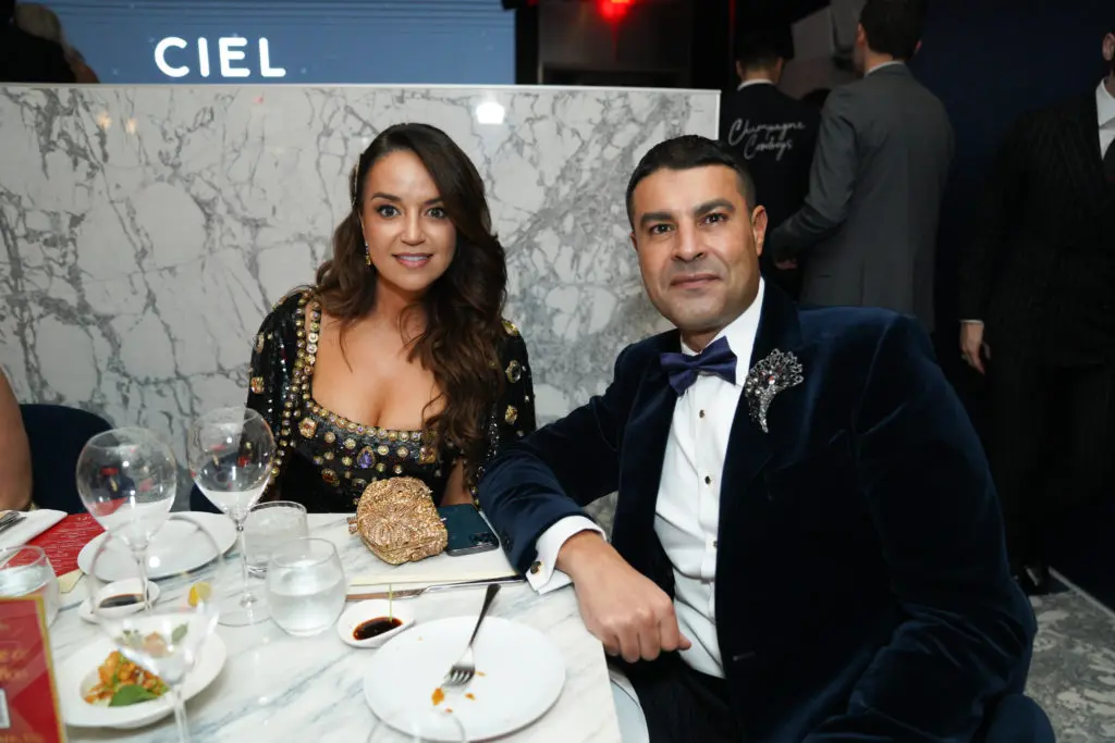 Maria Moncada Alaoui & Omar Alaoui at the Model of the Year Awards dinner at Ciel. (Photo by  Henry Adegbite, Visual Influence)