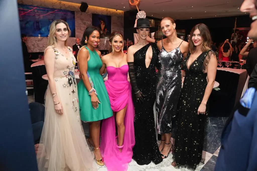 Blanca Lozano, Roslyn Bazzelle Mitchell, Celerina Dugat, April M. Salazar, AnnMarie Benard, Marissa Walsh at the Model of the Year Awards dinner at Ciel. (Photo by  Henry Adegbite, Visual Influence)