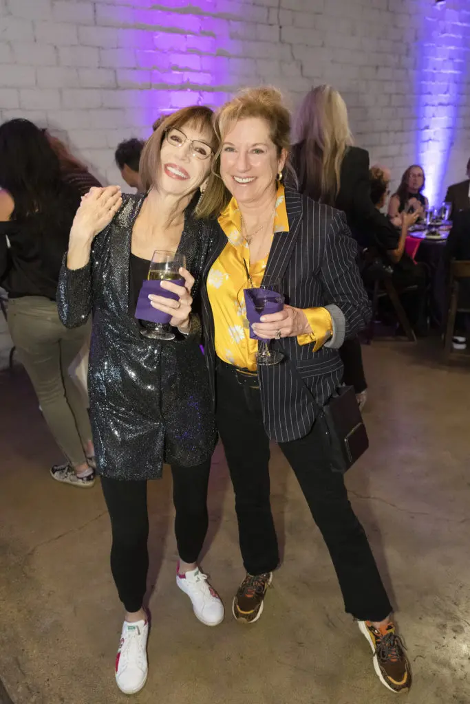 Judy Corbeille and Rhonda Felton at the Sneaker Soiree Cabaret in Fort Worth, Texas on January 12, 2023. (Photo by Ellman Photography)