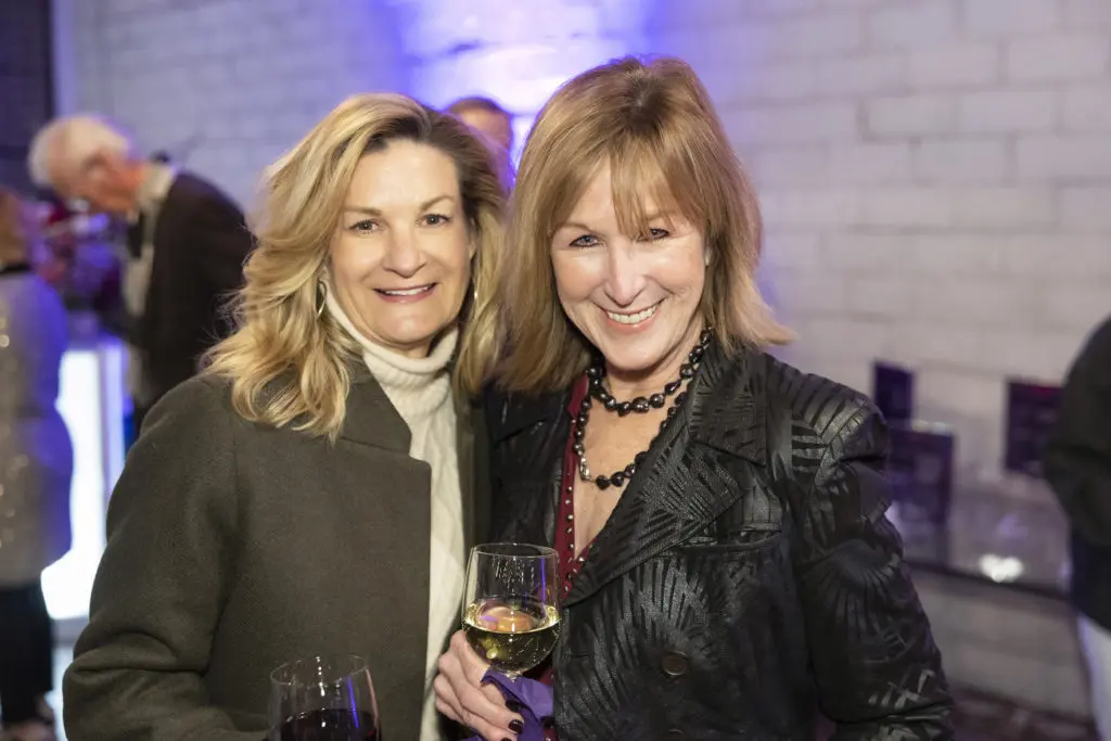 Amy Ryan and Denise Mullins at the Sneaker Soiree Cabaret in Fort Worth, Texas on January 12, 2023. (Photo by Ellman Photography)