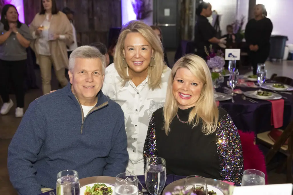 Troy Tuomey, Lauri Lawrence, and Lynsey Shilling took part in the Sneaker Soiree Cabaret in Fort Worth. (Photo by Ellman Photography)