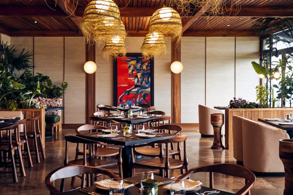 Grano, the signature restaurant at Hacienda AltaGracia, Auberge Resorts Collection. 