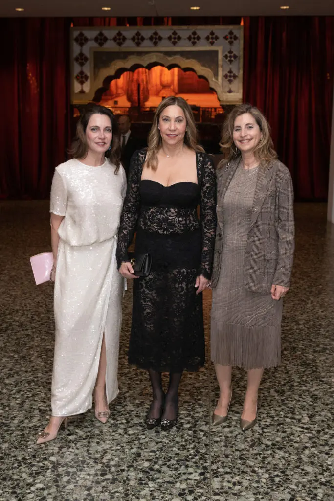 Aliyya Stude, Alma Kantarjian, gala chair Rania Daniel at the Museum of Fine Arts, Houston 'Art of the Islamic Worlds Gala.' (Photo by Daniel Ortiz)