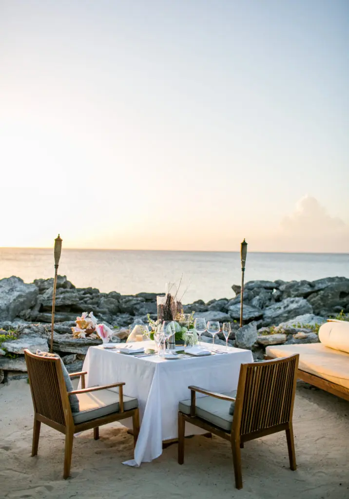 Dining experiences at Amanyara transcend the ordinary at every turn