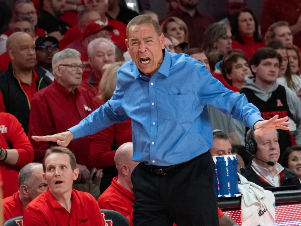 University of Houston Kelvin Sampson always demands intensity and effort. (Photo by F. Carter Smith)