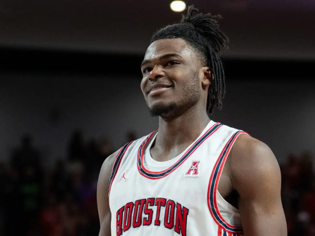 UH super freshman Jarace Walker is headed to the NBA one day soon. But he's enjoying every minute of his time at UH first. (Photo by F. Carter Smith)