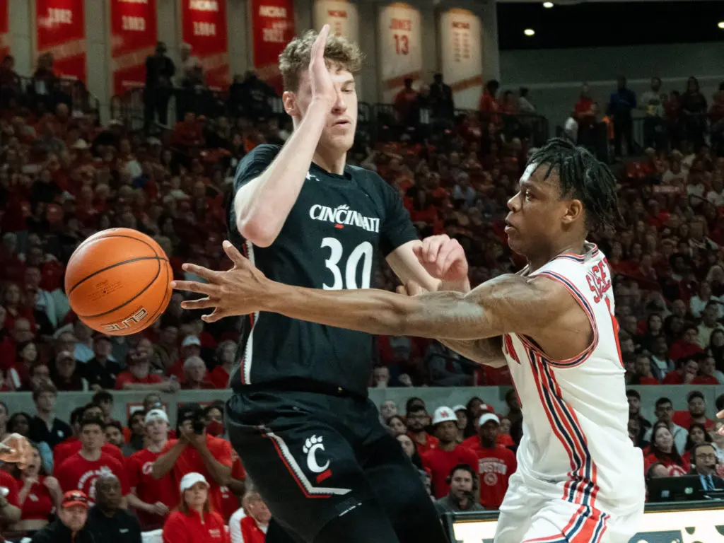 Former University of Houston guard Marcus Sasser is showing more and more playmaking. (Photo by F. Carter Smith)