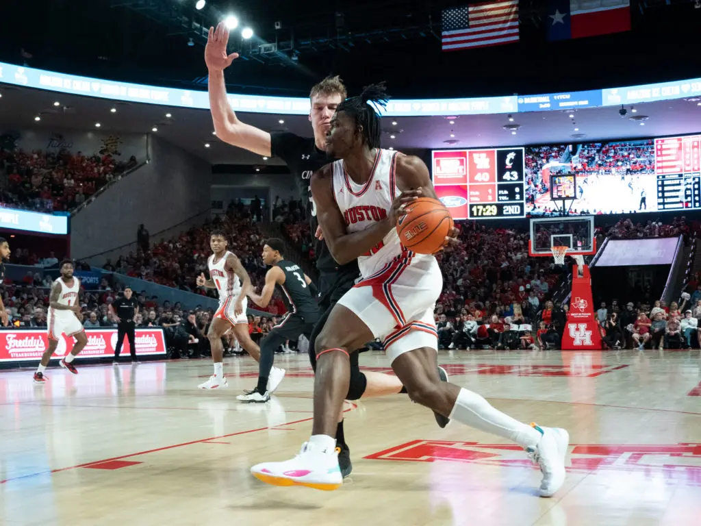 University of Houston super freshman Jarace Walker has made a leap. (Photo by F. Carter Smith)