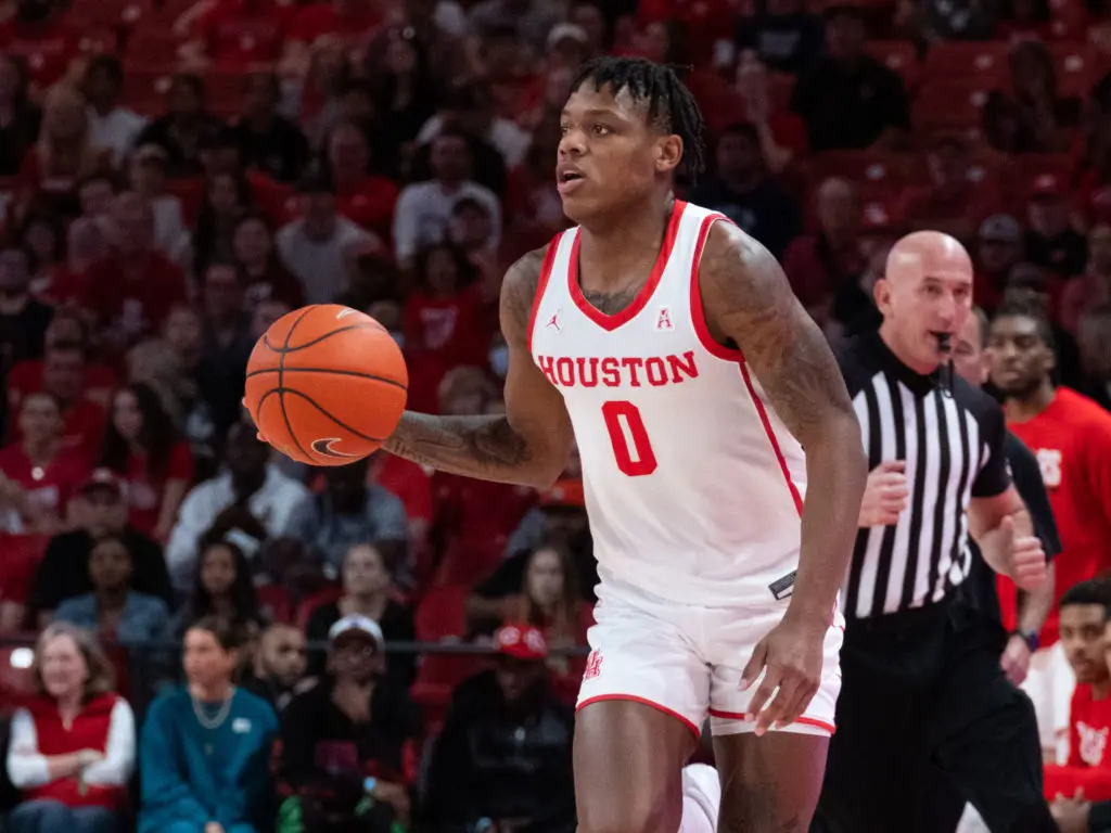 University of Houston guard Marcus Sasser knows how to control a game. (Photo by F. Carter Smith)