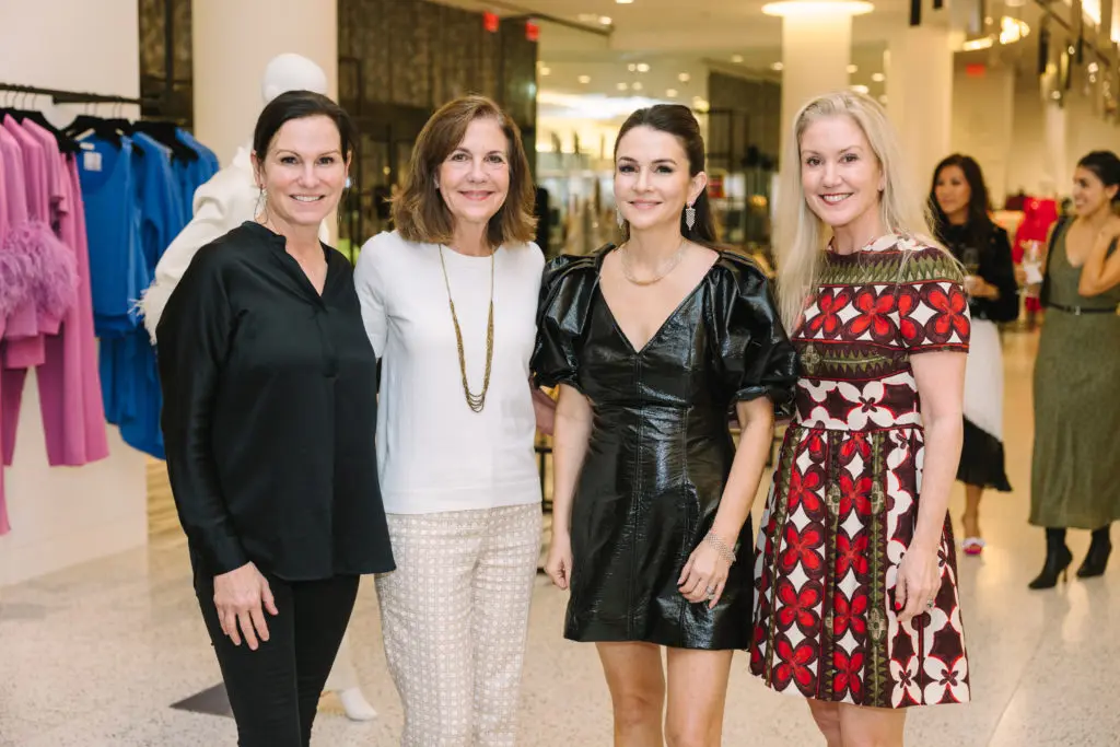 CAMH board member Cabrina Owsley, Jereann Chaney, co-chair Loraine Christ Speier, Marita Fairbanks at the CAMH Another Great Night Kick-Off hosted by Tootsies 
 (Photo by Johnny Than)