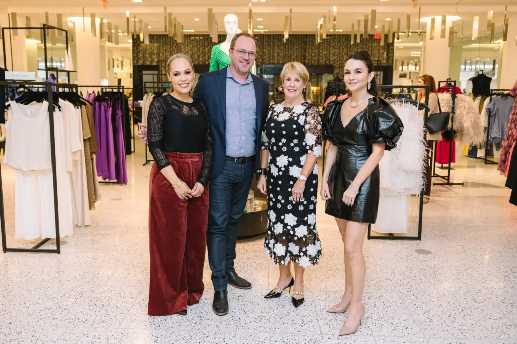 Co-chair Danielle Burns Wilson, CAMH executive director Hesse McGraw, Tootsies co-owner Donna Lewis, co-chair Loraine Christ Speier at the CAMH Another Great Night Kick-Off hosted by Tootsies (Photo by Johnny Than)