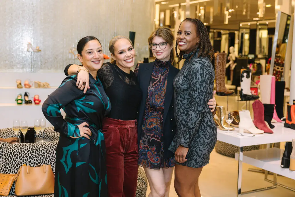 Rabéa Ballin, Danielle Burns Wilson, Nell Potasznik-Langford, Eureka Gilkey at the CAMH Another Great Night Kick-Off hosted by Tootsies (Photo by Johnny Than)