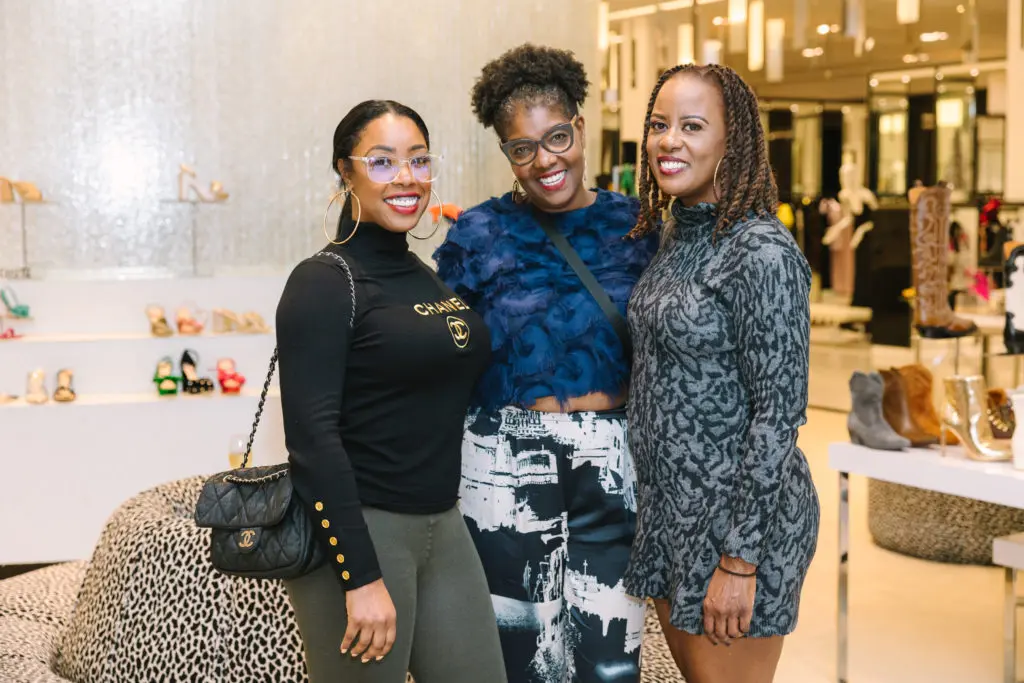 Shawna Campbell, Renetta Lee, Eureka Gilkey at the CAMH Another Great Night Kick-Off hosted by Tootsies (Photo by Johnny Than)