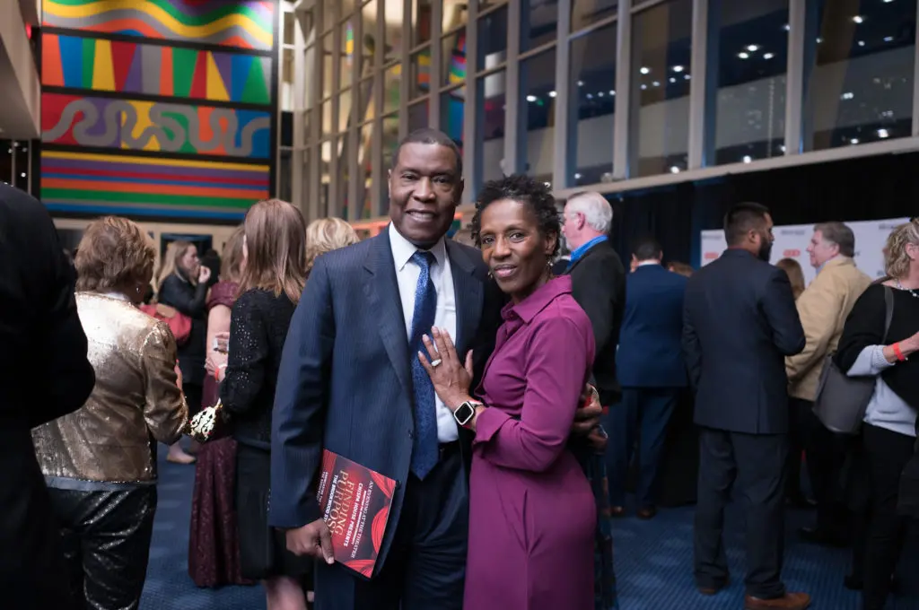 Curtis & Tomitra Wiley at The Brookwood Community gala at Hobby Center for the Performing Arts. (Photo by Daniel Ortiz)