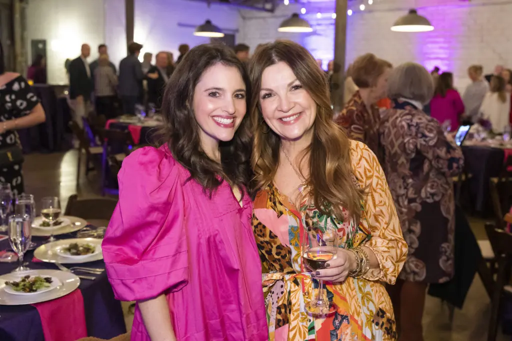 Kelly Ann McCarthy and Karen Hoffman enjoyed the Sneaker Soiree Cabaret in Fort Worth. (Photo by Ellman Photography)
