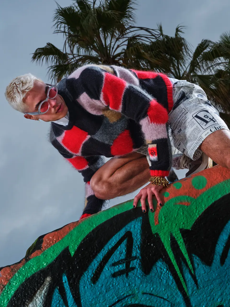 Paris Meets Venice Beach in the Dior by Eli Russel Linnetz 2023