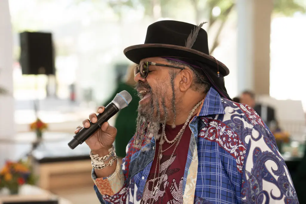 Sir Earl Toon getting the party started (Photo by Danny Campbell, Thomas Garza, Rob Wythe/Wythe Portrait Studio)