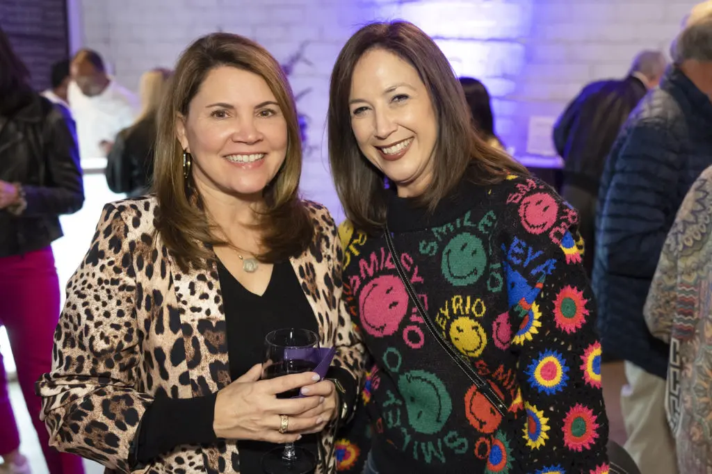 Pepper MacLean and Marilyn Englander at the Sneaker Soiree Cabaret in Fort Worth, Texas on January 12, 2023. (Photo by Ellman Photography)