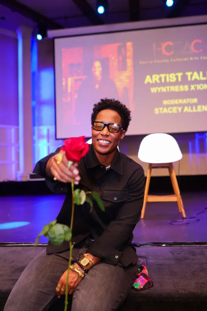HCCAC Artist in Residence Wyntress X'ion (Photo by TyeVisuals Photography)