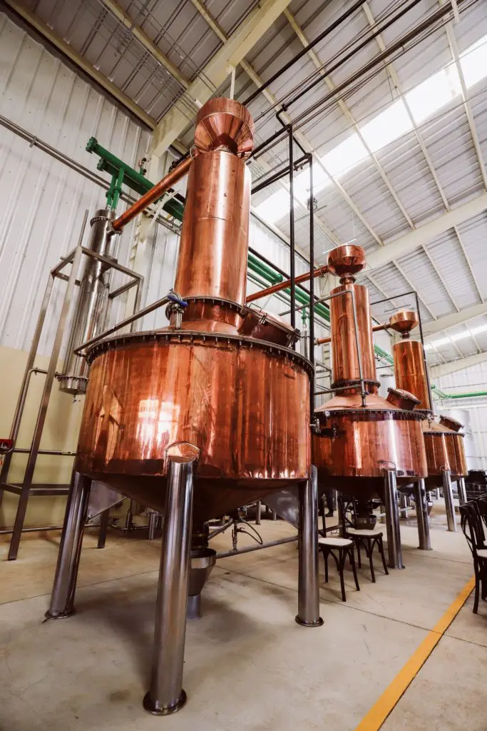 Copper stills remove the sulfur and refine the taste of LALO Tequila.