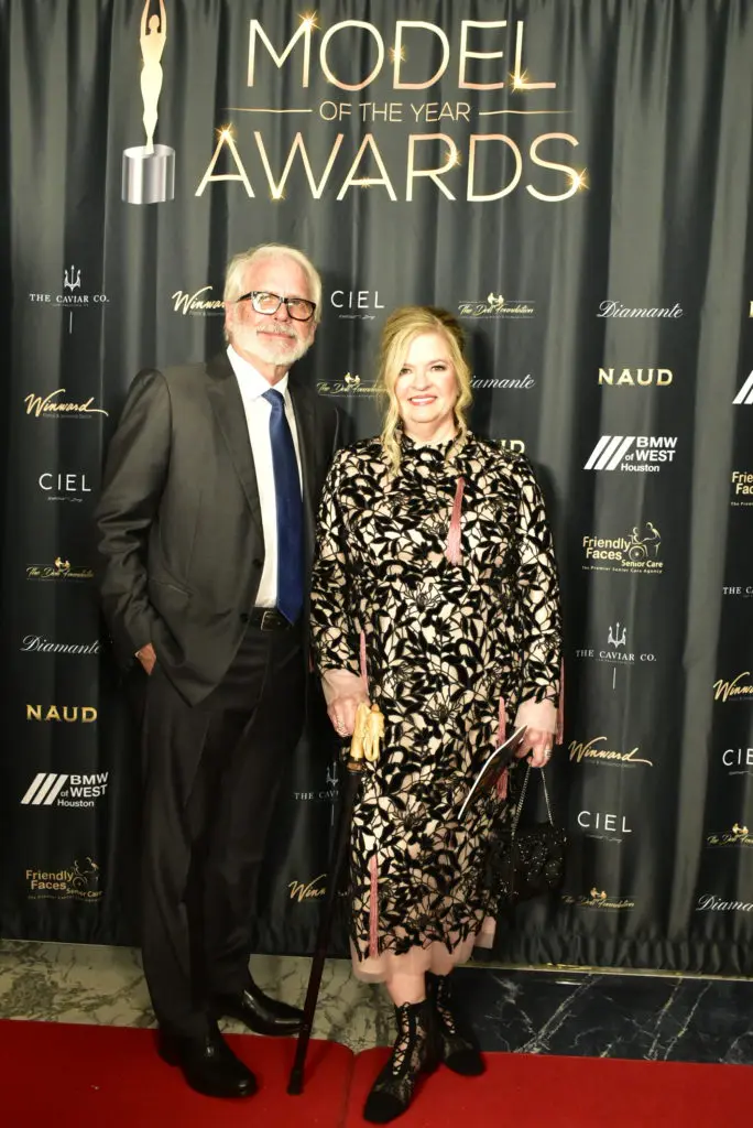 Larry & Jane Wagner with friends at the Model of the Year Awards dinner at Ciel. (Photo by  Henry Adegbite, Visual Influence)
