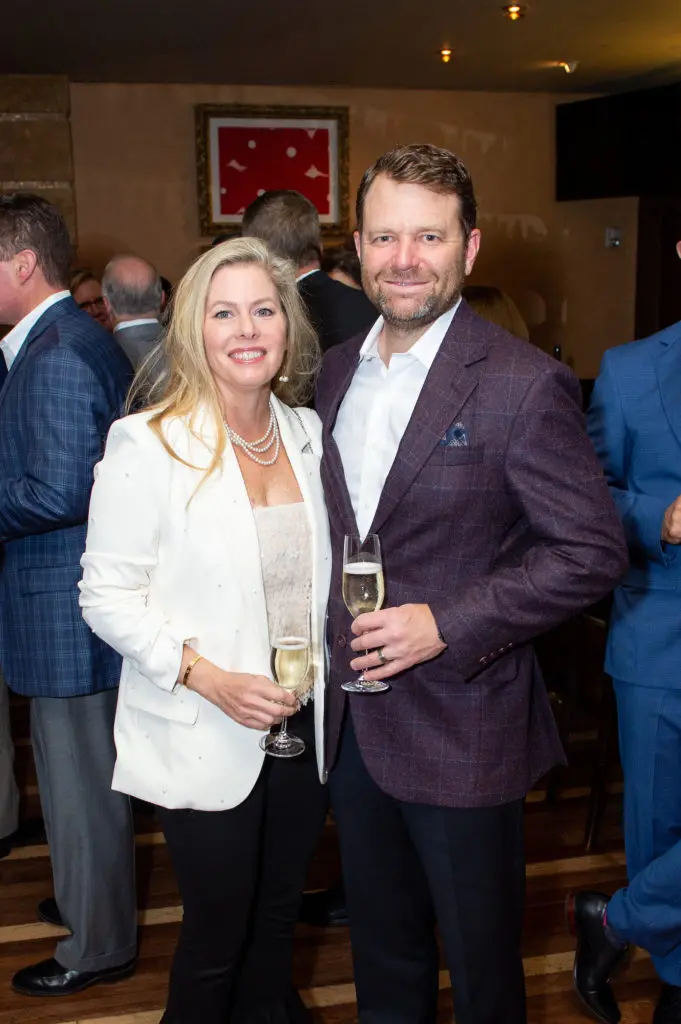 Lisa & Eric Elder at the CanCare wine dinner at Tony's. (Photo by Jacob Power)