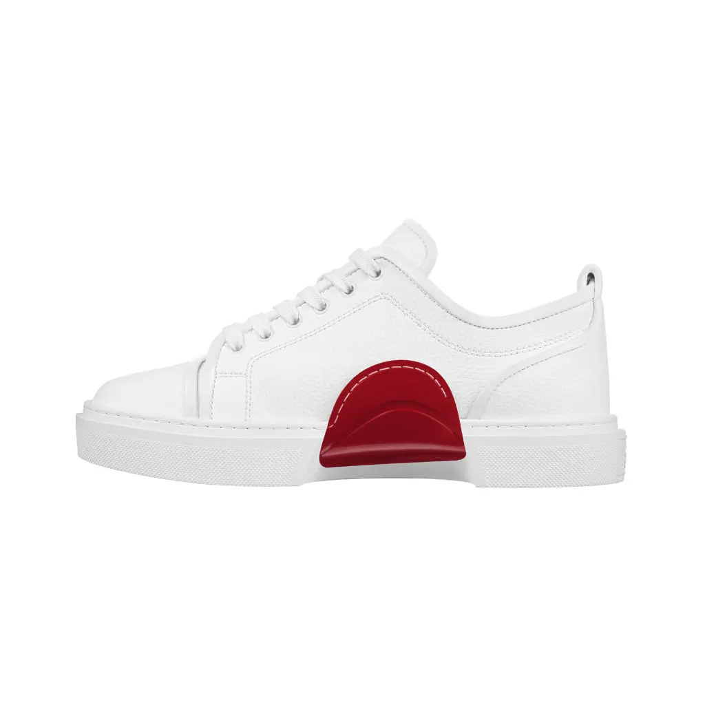Christian Louboutin Men’s ‘Adolon Junior’ Leather Sneaker in White, $895
