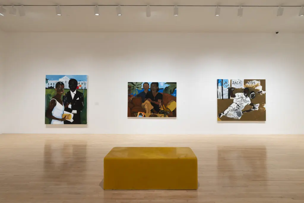 Installation view of Henry Taylor's "B Side", at MOCA Grand Avenue, Los Angeles (Courtesy of The Museum of Contemporary Art, LA; photo by Jeff McLane)