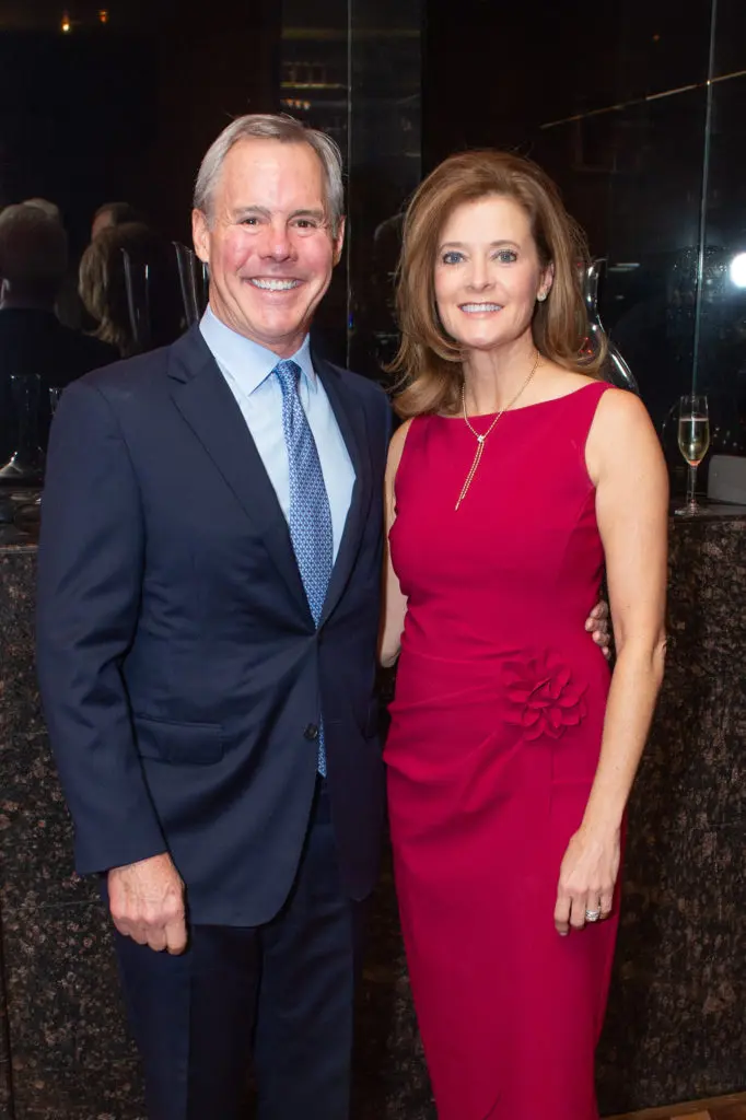 Mark & Shannon Nini at the CanCare wine dinner at Tony's. (Photo by Jacob Power)
