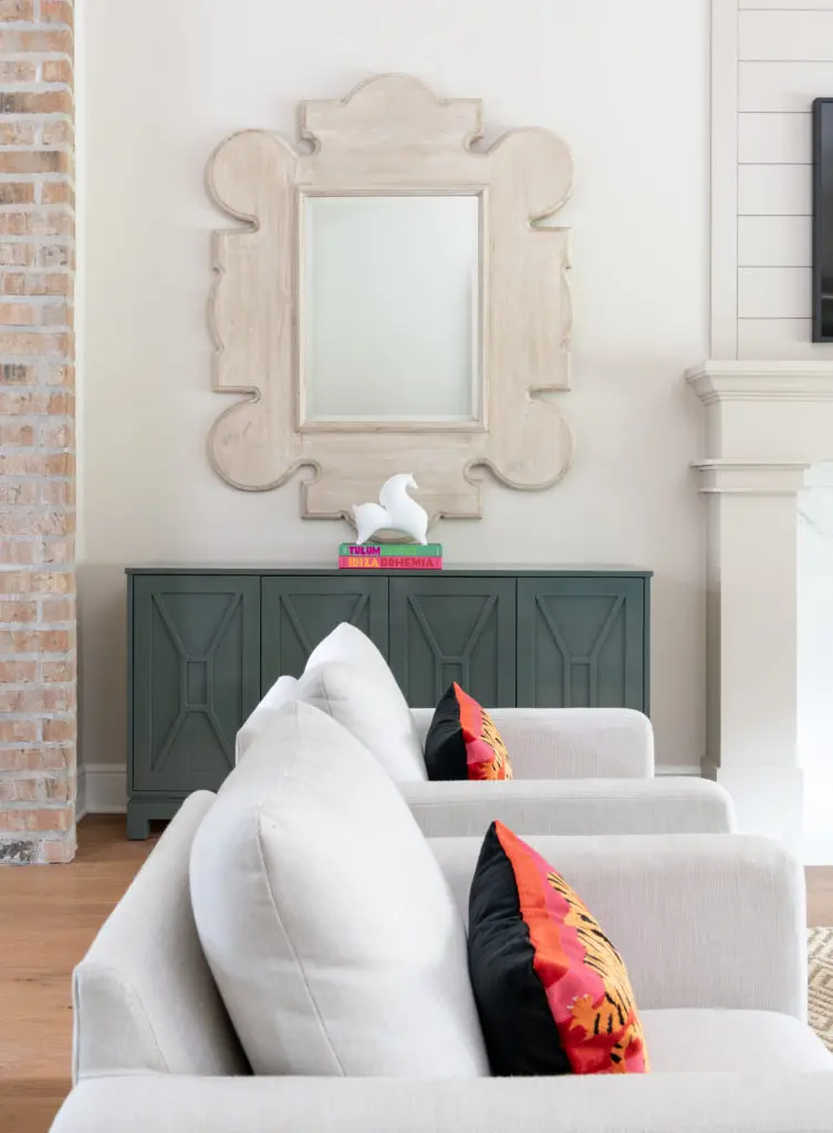 From corner to corner, modern elements are mixed with classic pieces. (Photo by Michael Hunter)