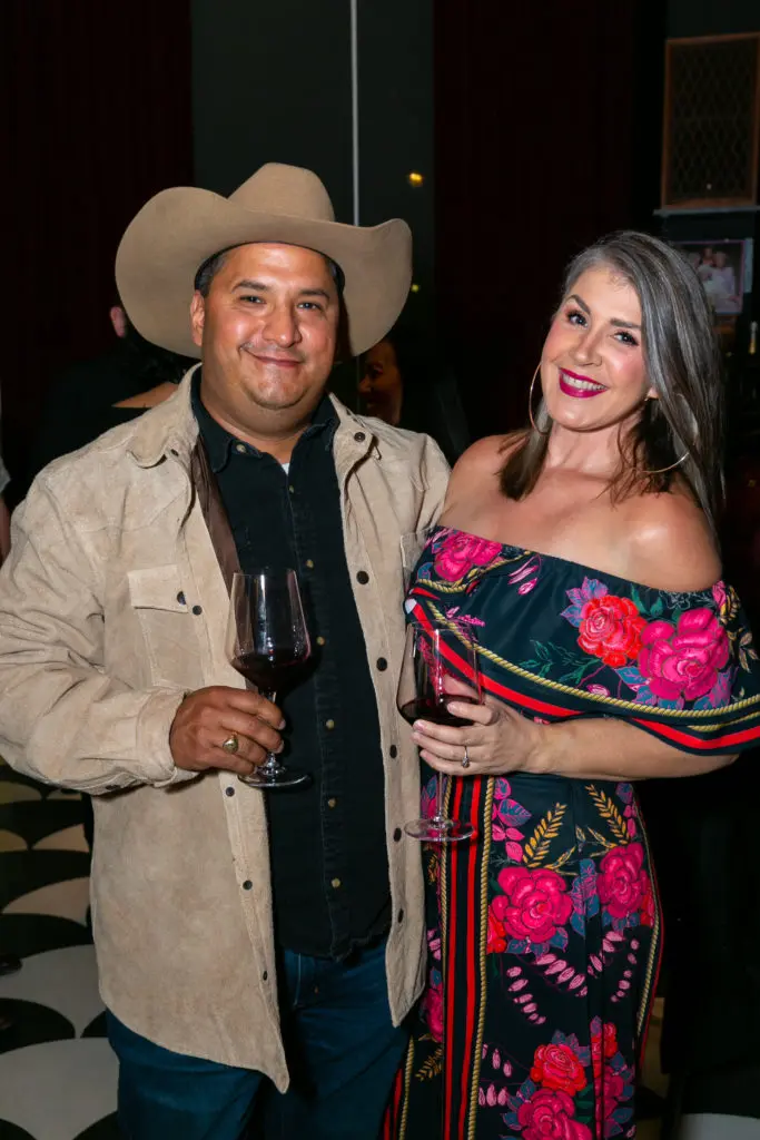 Felix Florez, Monica Danna at the Gin Design Group soirée at The Lymbar in The Ion. (Photo by Emily Jaschke)