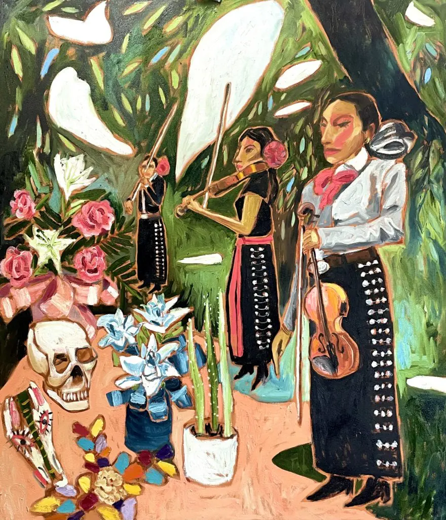 Cruz Ortiz's "cuando i hear amor eterno i cant help but cry," 2022 at Bill Arning Exhibitions (Courtesy Bill Arning Exhibitions)