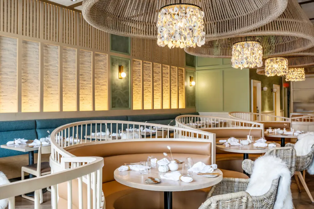 Interiors, Dallas-based Coeval Studio, at Quarter Acre restaurant. (Photo by Emily Loving)