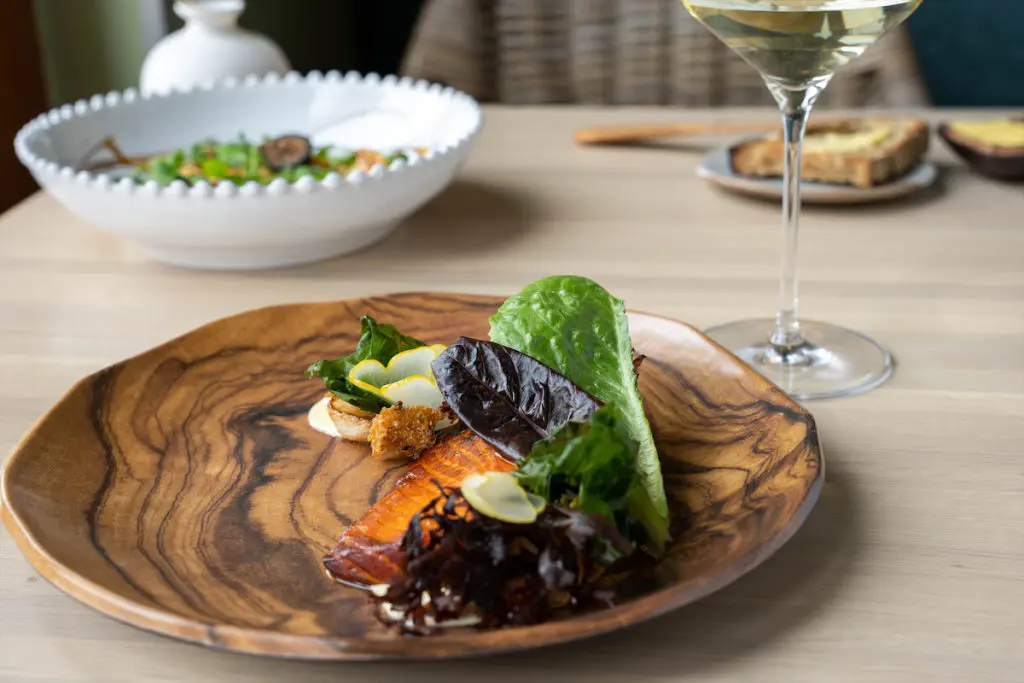 The Hot-smoked Glory Bay Salmon at Quarter Acre is a must-try. (Photo by Emily Loving)