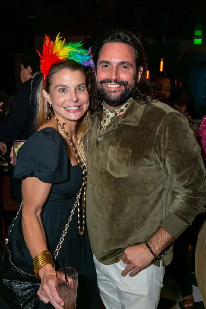 Stephanie Culet, Sam Governale at the Gin Design Group soirée at The Lymbar in The Ion. (Photo by Emily Jaschke)