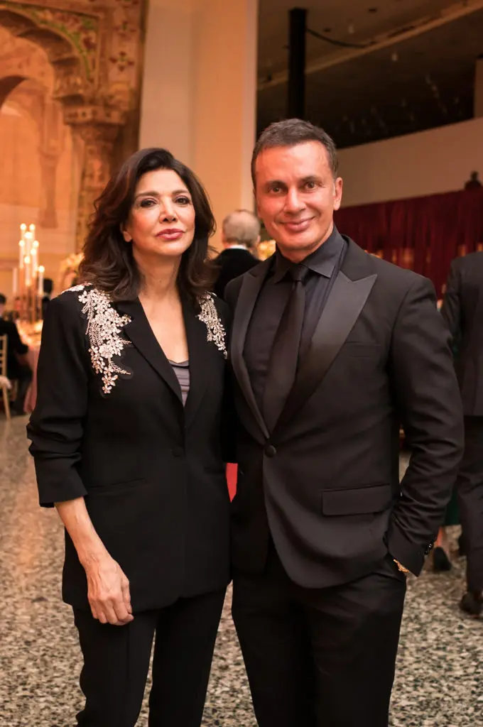 Shohreh Aghdashloo, Monsour Taghdisi at the Museum of Fine Arts, Houston 'Art of the Islamic Worlds Gala.' (Photo by Daniel Ortiz)