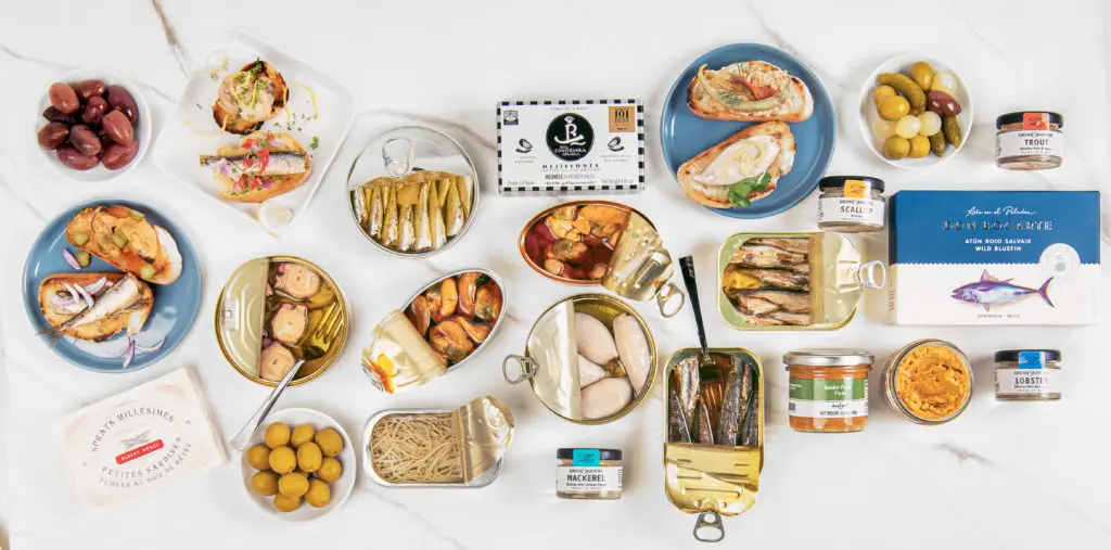 A selection of tinned fish products all available at TerraMar Imports.  (Courtesy TerraMar Imports) (Photo by Courtesy TerraMar Imports )
