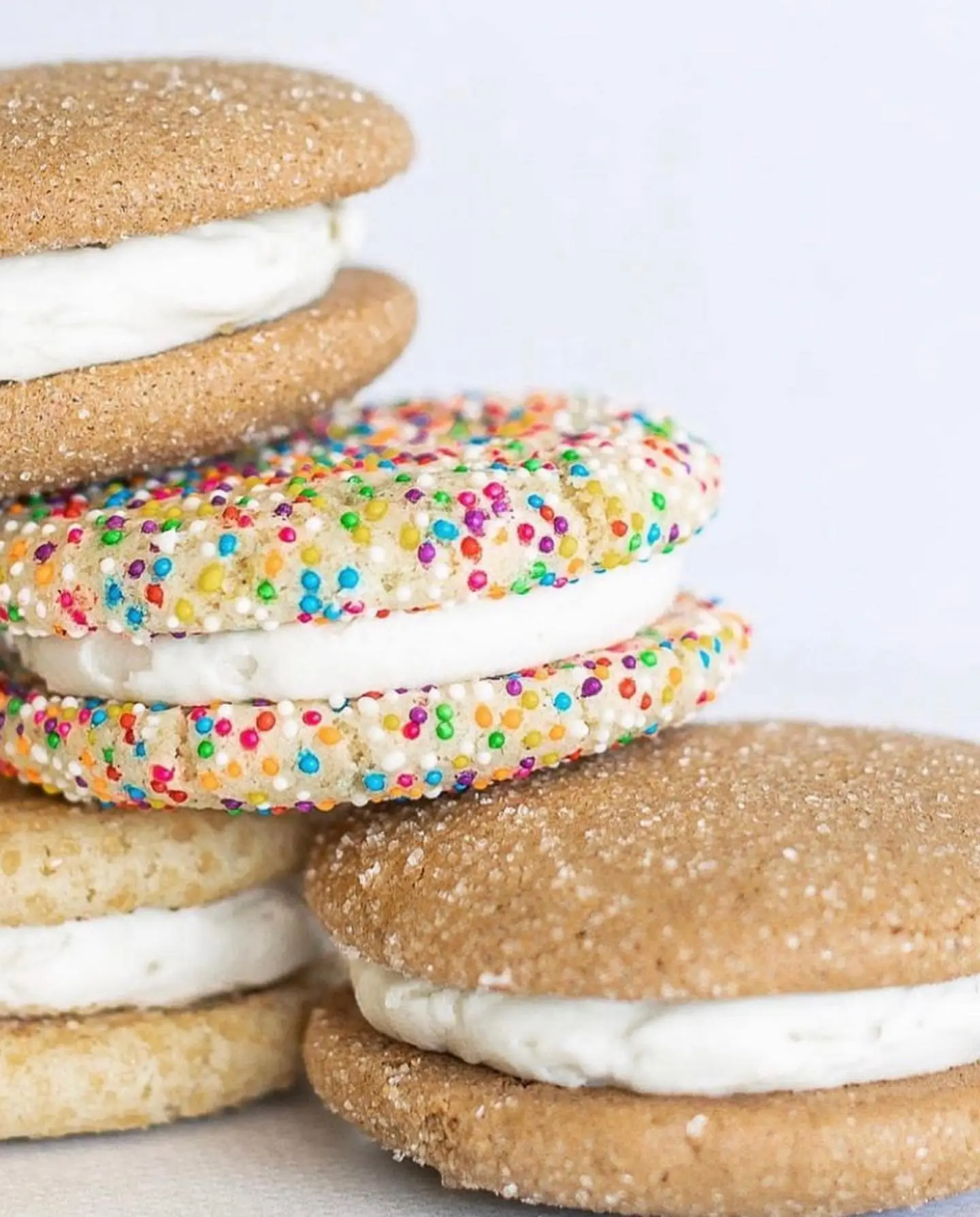 Vegan – The vegan cookies filled with unbuttercream frosting are a real treat at Unrefined Bakery.