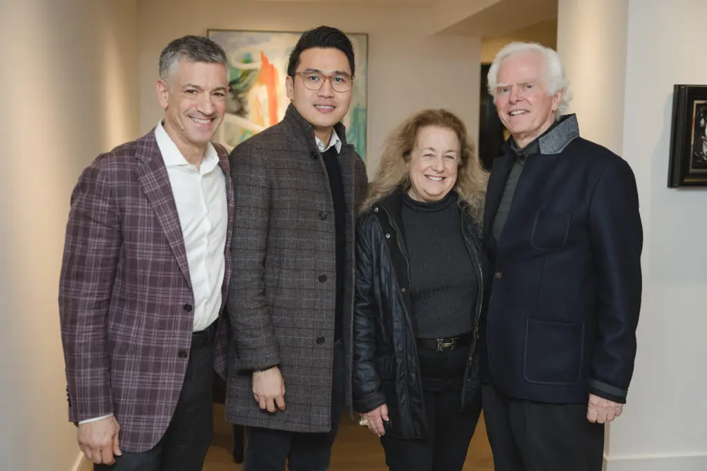 Todd Blitzer, Hai Luu, Yvonne & Scott Ziegler at the CASA Companies celebration at The River Oaks.  (Photo by Johnny Than)