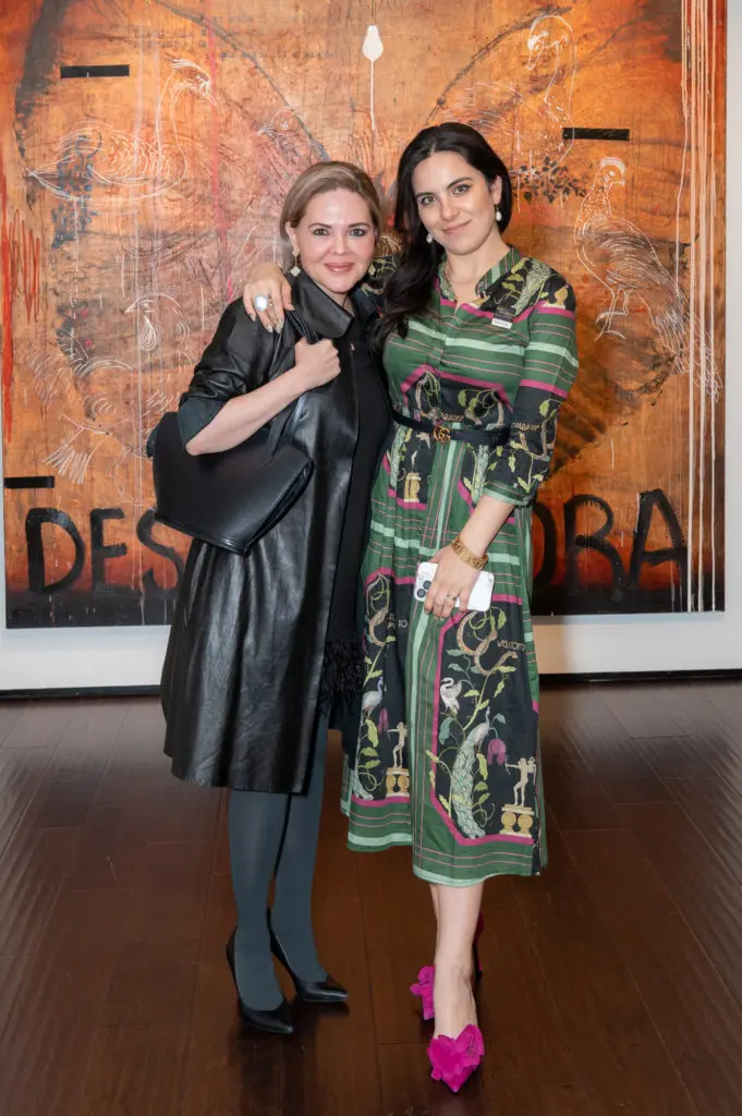 Eugenia Rojas, Pamela Encinas (Photo by Paul R. Davis)