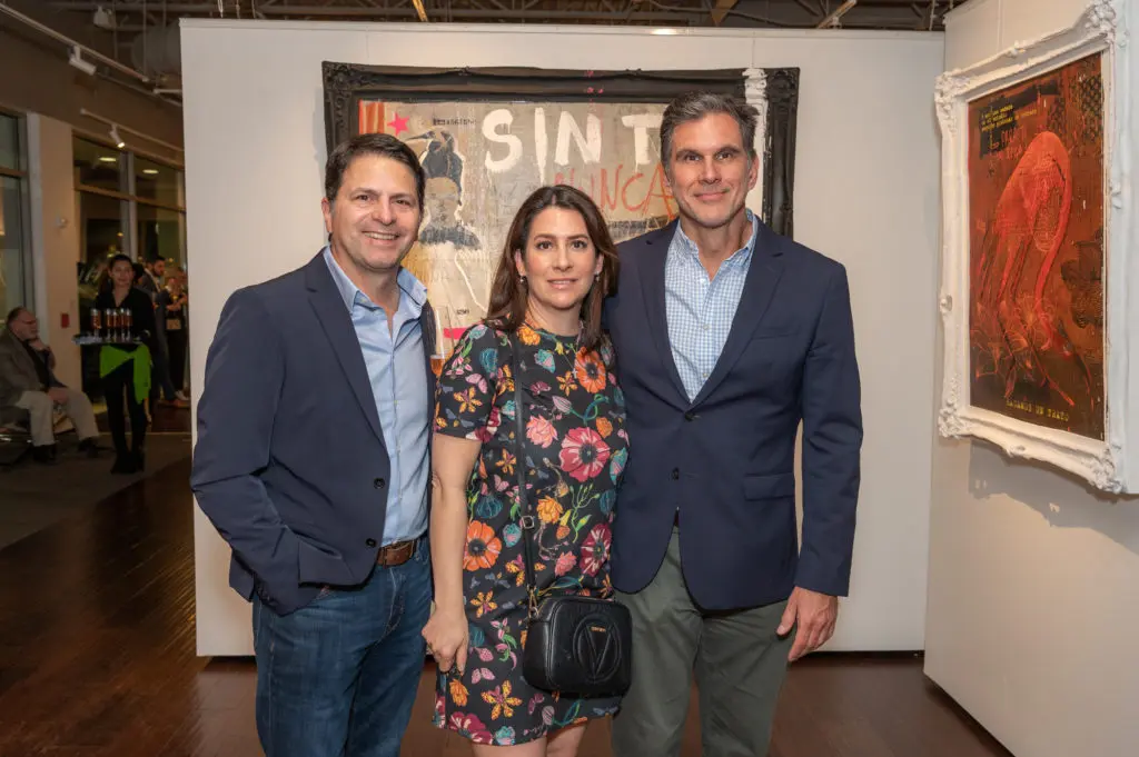 Eugenio Labarthe, Vanessa Labathe, Emilio Carlock (Photo by Paul R. Davis)

