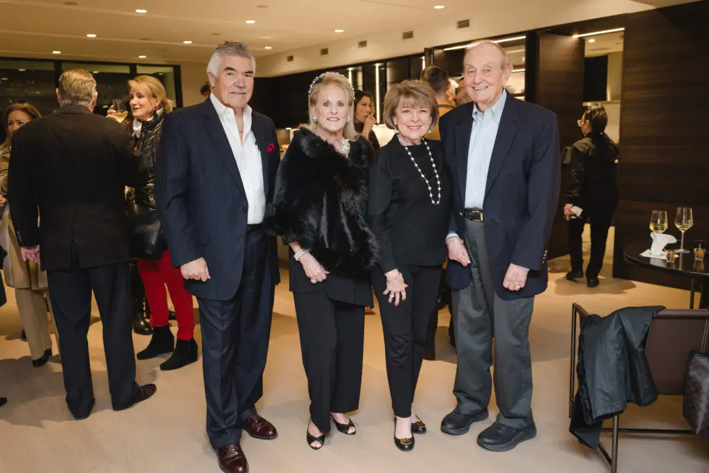 Lee & Judy Ewing, Jamie & Clem Barrere at the CASA Companies celebration at The River Oaks.  (Photo by Johnny Than)