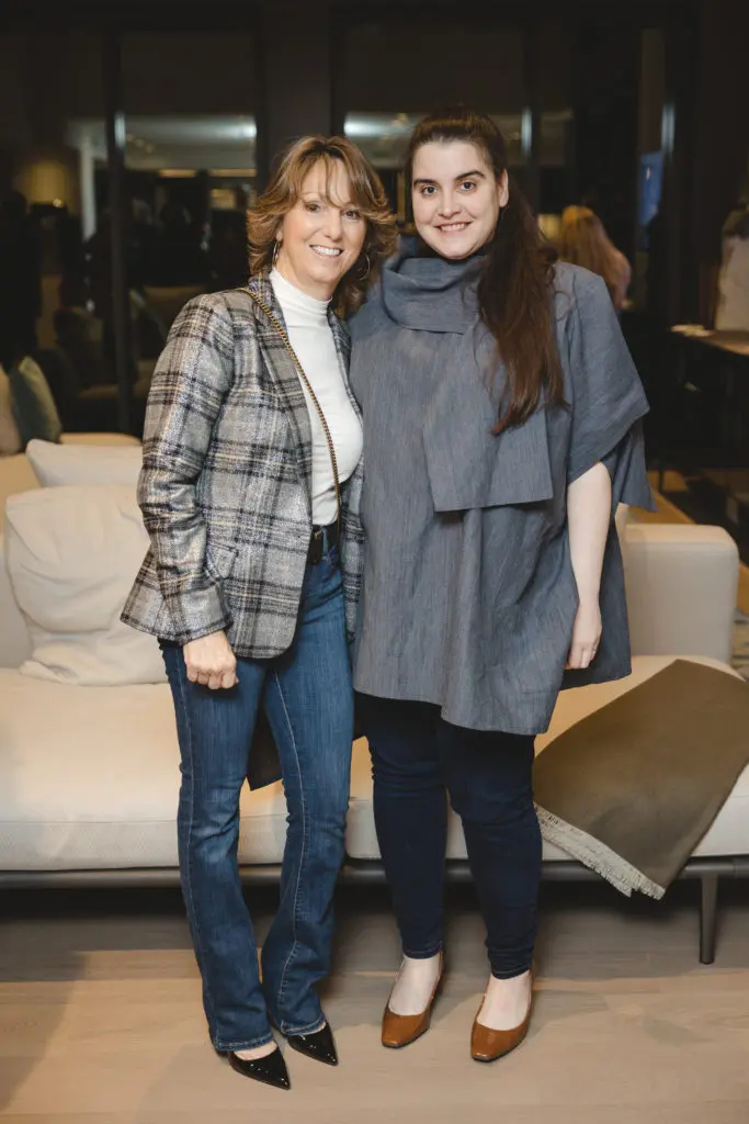 Jeannine Nuzzi, Mary Lambrakos at the CASA Companies celebration at The River Oaks.  (Photo by Johnny Than)