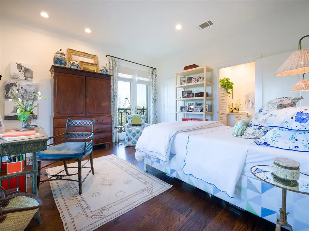 A spacious second bedroom. 