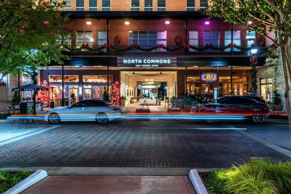 Market Street is a hive of activity in The Woodlands.