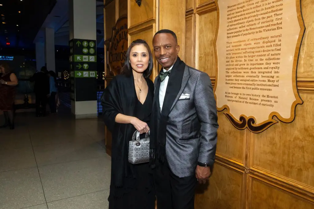 Vivianna Jolie, Astley Blair at the Ars Lyric gala held at the Houston Museum of Natural Science. (Photo by Annie Mulligan)