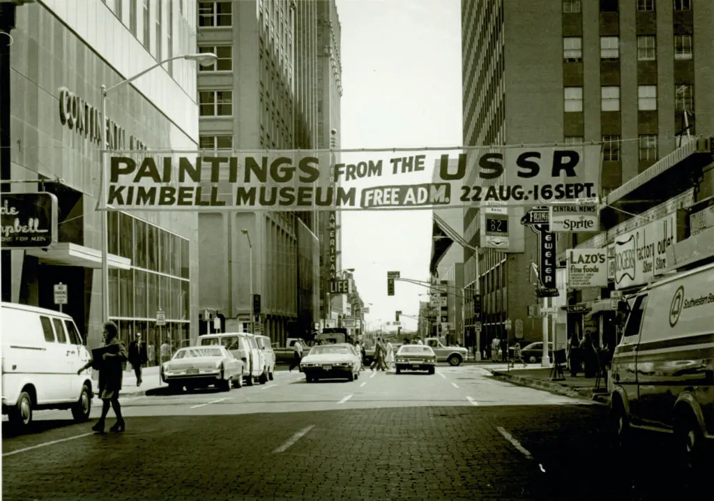 Kimbell Museum Advertisment, 1973 (Photo courtesy of Kimbell Art Museum)